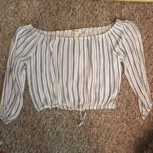 Off the shoulder blouse!